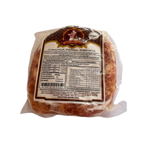 Linguiça de Pernil e Pimenta
