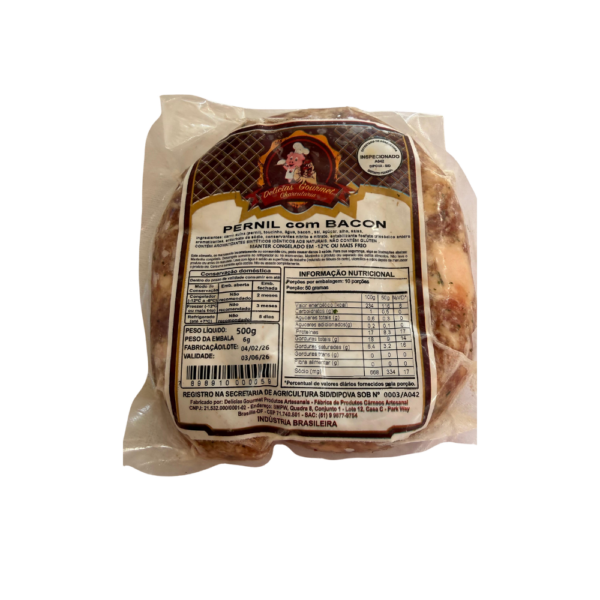 Liguiça Pernil com Bacon